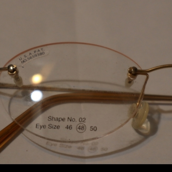 Charmant Vintage Rimless Frames Glasses titanium - Picture 13 of 15